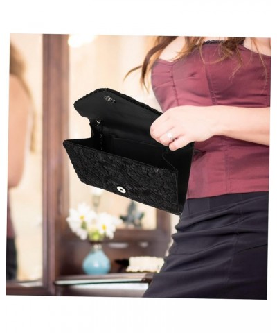 2pcs Handbag Clutch Bag for Women Glitter Wallets for Women Pearl Clutch Bag Floral Hand Purse for Women Blackx2pcs $11.15 Ev...