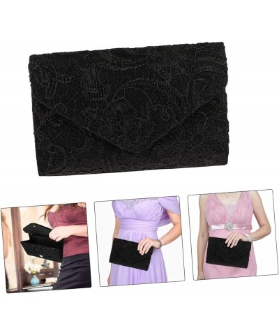 2pcs Handbag Clutch Bag for Women Glitter Wallets for Women Pearl Clutch Bag Floral Hand Purse for Women Blackx2pcs $11.15 Ev...