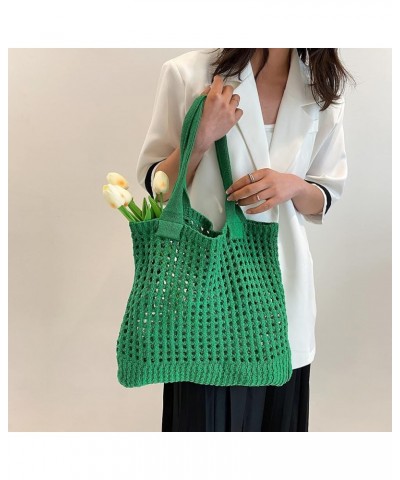 Beach Bag Large Beach Tote Bags, Hobo Shoulder Handbags knit bag Cute Crochet for Beach Travel Shopping Daily Beige $13.18 Totes