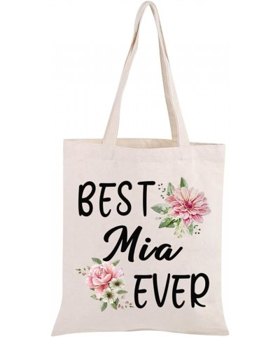 Mia Gift Best Mia Ever Tote Bag Mia Grandmother Tote Bag Mother's Day Gift Grandma Mothers Day Gifts Best Mia Ever Tote $10.7...