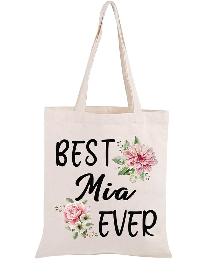 Mia Gift Best Mia Ever Tote Bag Mia Grandmother Tote Bag Mother's Day Gift Grandma Mothers Day Gifts Best Mia Ever Tote $10.7...