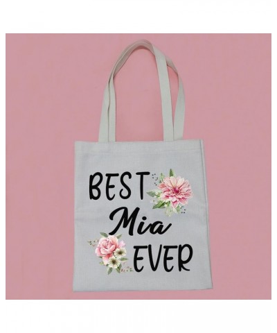 Mia Gift Best Mia Ever Tote Bag Mia Grandmother Tote Bag Mother's Day Gift Grandma Mothers Day Gifts Best Mia Ever Tote $10.7...