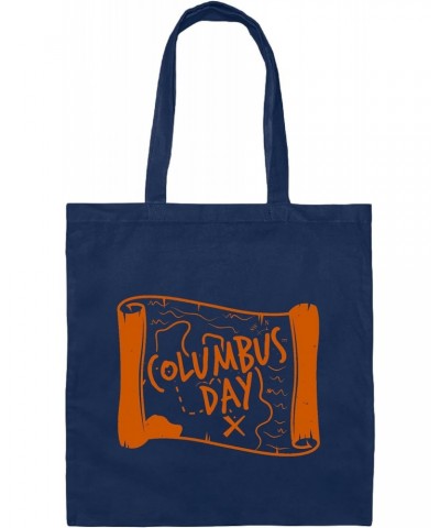 Columbus Day Gift Ideas for 11 Year Olds Books Toys Games Navy Black Multicolor Canvas Tote Bag $15.07 Totes