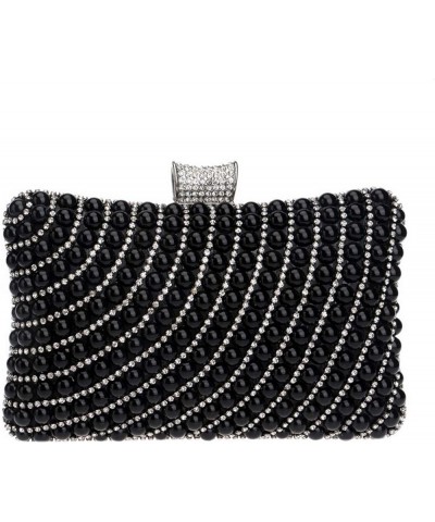 Evening Bag Clutch Bags, Wedding Clutch Bridal Prom Party Purse Handbags Black $24.02 Evening Bags