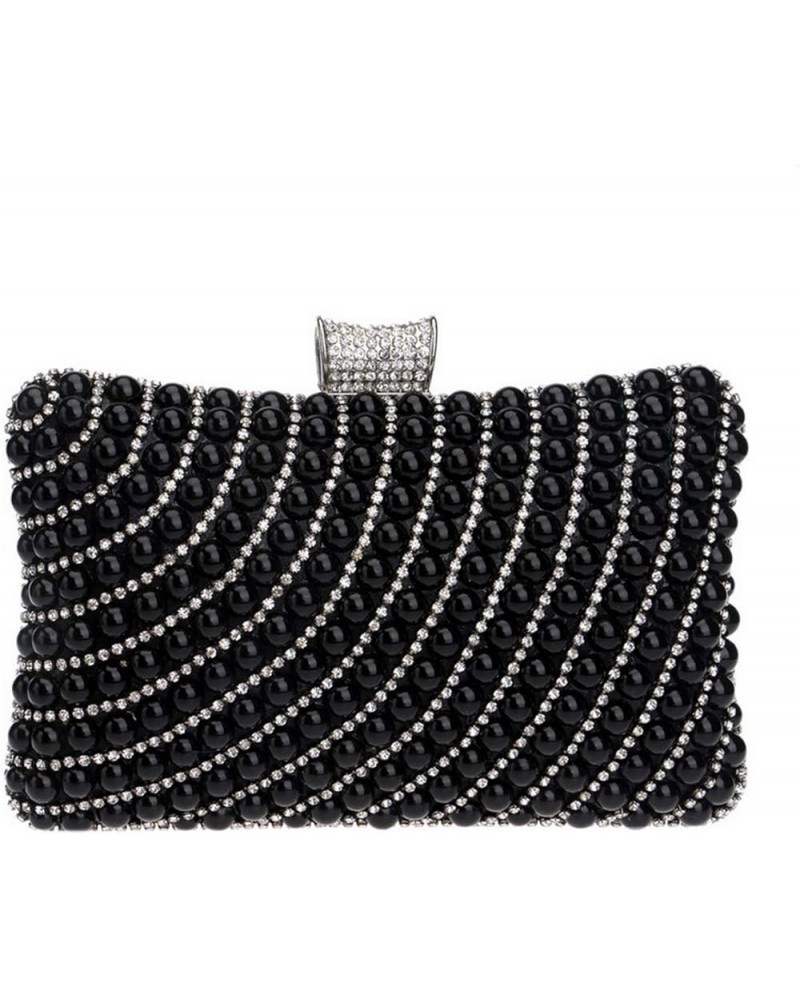 Evening Bag Clutch Bags, Wedding Clutch Bridal Prom Party Purse Handbags Black $24.02 Evening Bags