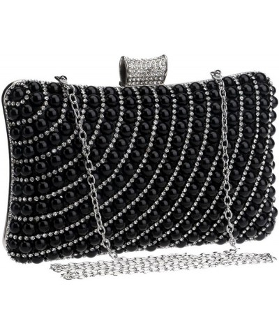 Evening Bag Clutch Bags, Wedding Clutch Bridal Prom Party Purse Handbags Black $24.02 Evening Bags