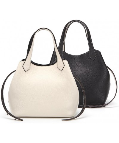 Women's A-Bag Plus (REVERSIBLE) Ivory-Black, Small $28.80 Handbags